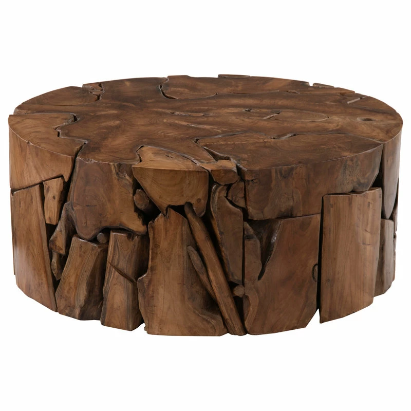 Wholesale π€© Phillips Collection Teak Chunk Coffee Table, Round π₯