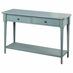 Deals ๐ The Mezzanine Shoppe Emilia Sofa Table, Antique Blue With Distressed ๐ฏ