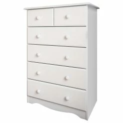 New ๐ฅฐ Palace Imports 100% Solid Wood 4+2 Or 6-Drawer Chest, White โ๏ธ