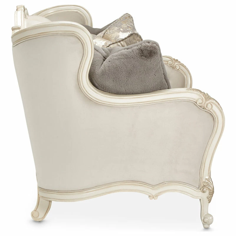 Best Sale 🤩 Michael Amini Lavelle Classic Pearl Sofa, Ivory ❤️ - Image 4