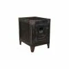 Wholesale 😀 Crafters And Weavers Rustic Wood City Graffiti Storage End Table 💯