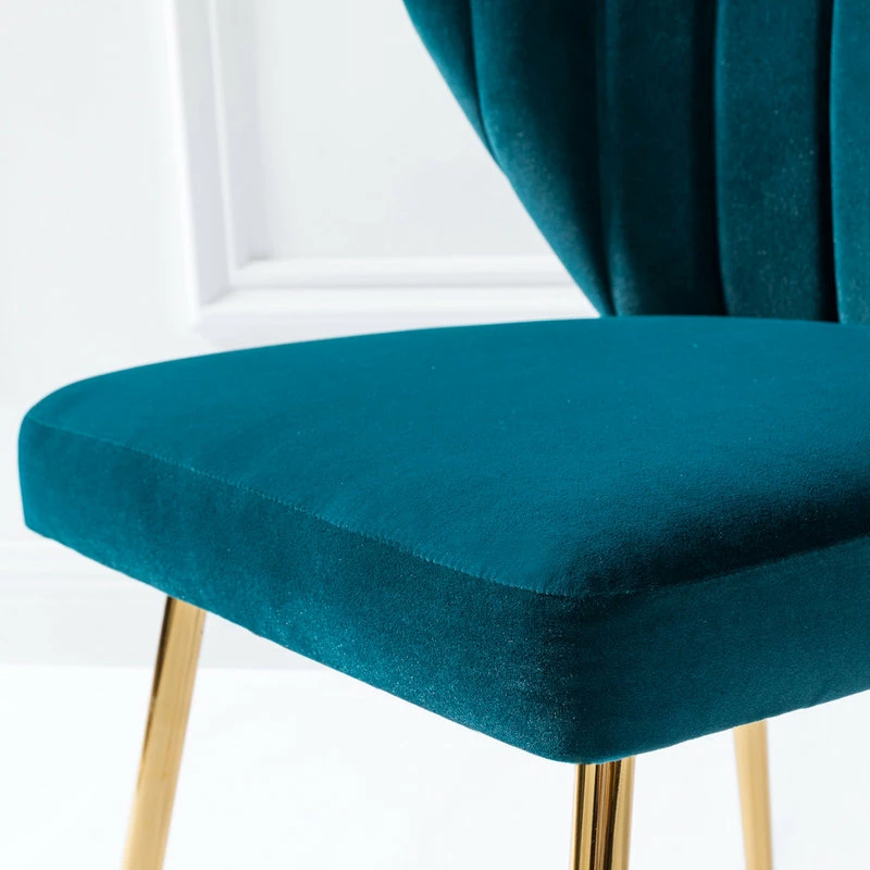 Budget 🔥 Karat Home Luna Side Chair, Teal 😀 - Image 8