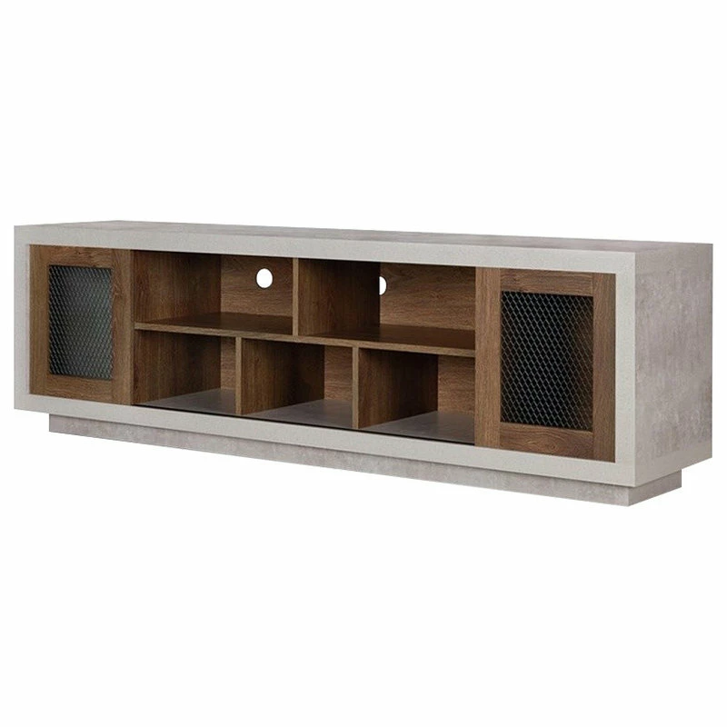 Buy ๐ Furniture Of America E-Commerce By Enitial Lab Furniture Of America Oox Industrial Wood 70.78-Inch TV Stand In Walnut ๐ฏ