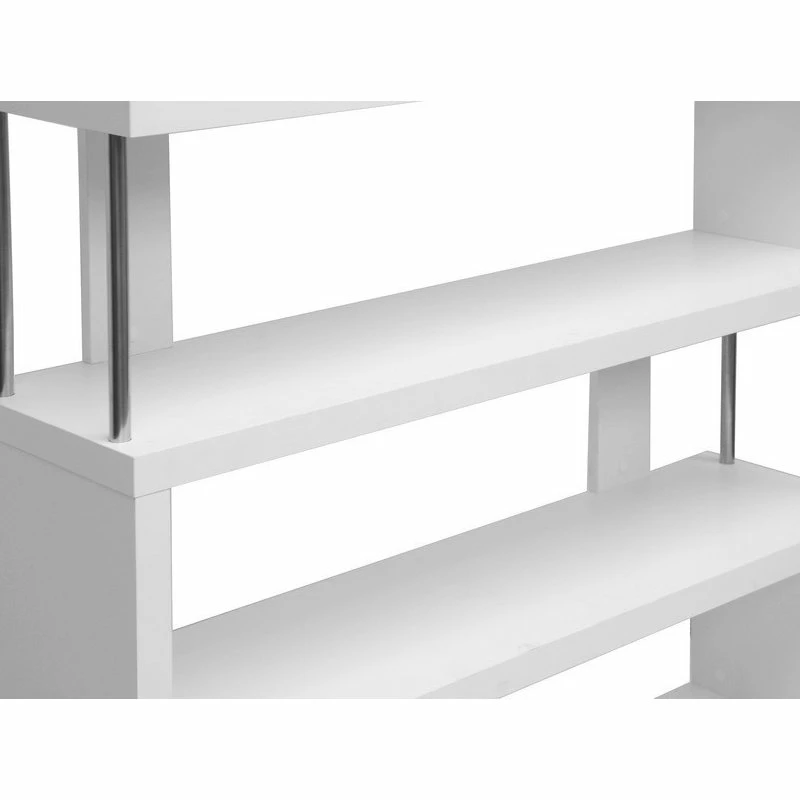 Budget ๐ Baxton Studio Barnes Six-Shelf Modern Bookcase, White ๐ - Image 3