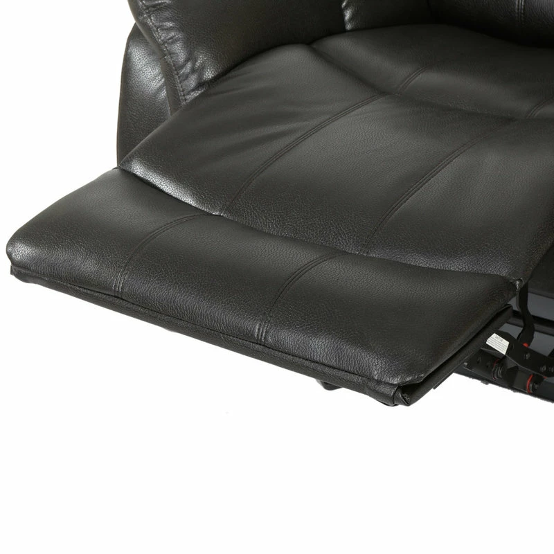 Deals โค๏ธ GDFStudio GDF Studio Hayvenhurst Black Leather Recliner/Glider Chair ๐ฅ - Image 8