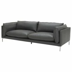 Best Pirce 😉 Vig Furniture Inc. Divani Casa Harvest Modern Full Leather Sofa, Gray 😉