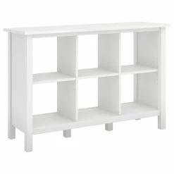Discount 🌟 Bush Industries Broadview 6 Cube Storage Bookcase, Pure White 🧨