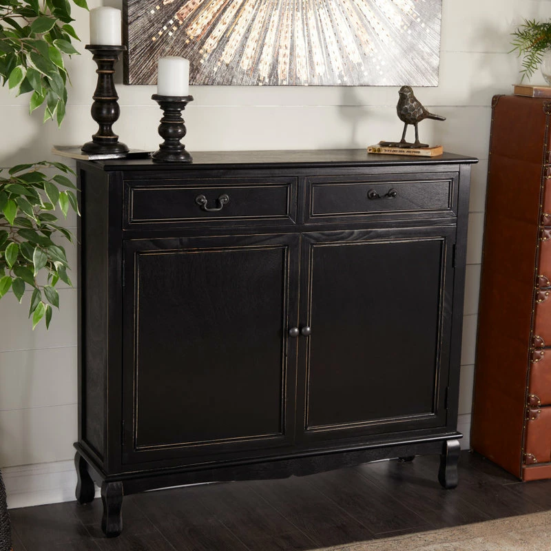 Outlet ๐ Brimfield & May Traditional Black Wood Cabinet 96371 โค๏ธ - Image 6