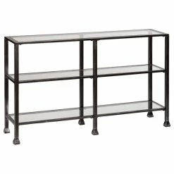 Wholesale 🧨 SEI Furniture Symon Metal/Glass Bunching Console Table 🧨