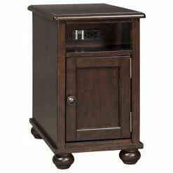 Wholesale 👏 Signature Design Of Ashley Barilanni Chairside End Table With USB Ports & Outlets ✔️