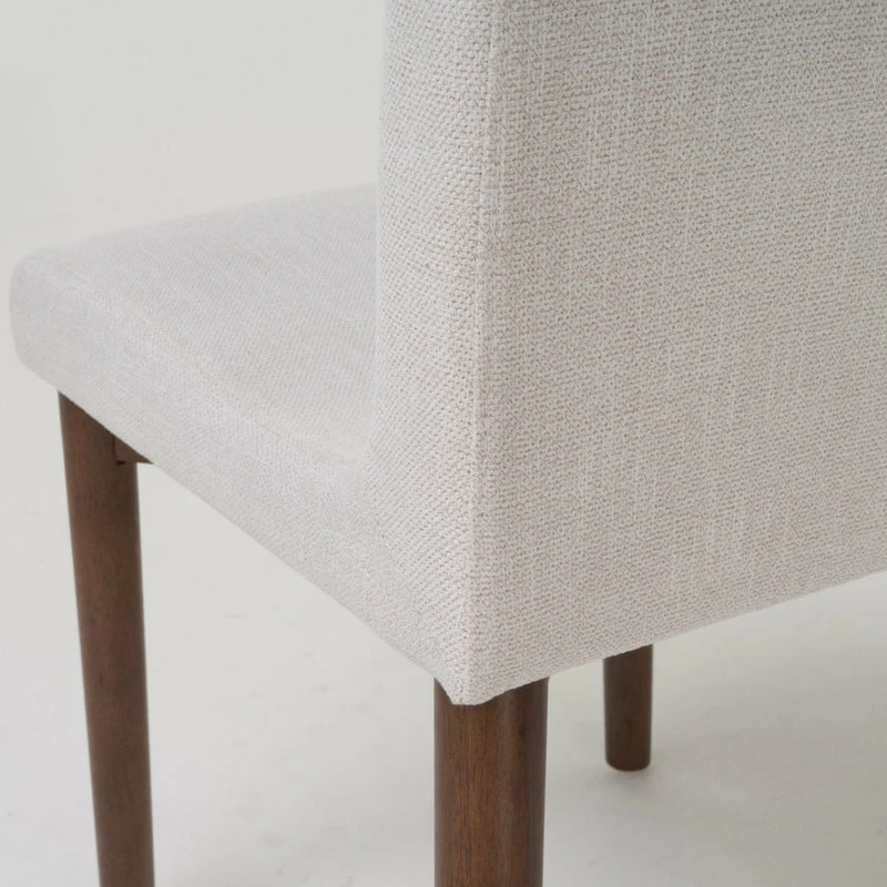 Hot Sale 🥰 GDFStudio GDF Studio Katherine Fabric Seat And Wood Finish Dining Chairs, Set Of 2, Beige/ 👏 - Image 7