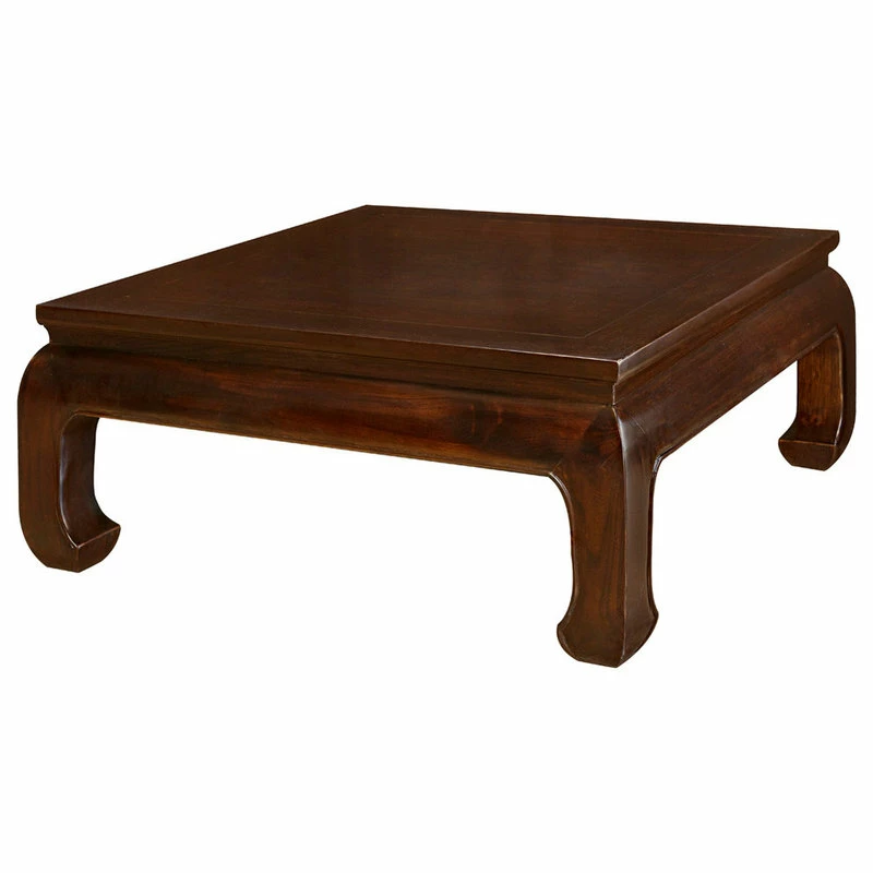Hot Sale 🎉 China Furniture And Arts Dark Espresso Elmwood Ming Square Asian Coffee Table ❤️