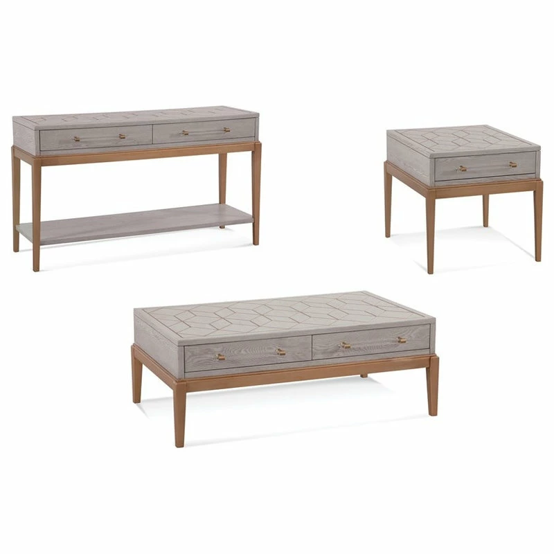 Coupon ๐ BASSETT MIRROR CO. Bassett Mirror Perrine Rectangle End Table In Soft Graphite 2430-LR-200EC โ๏ธ - Image 6