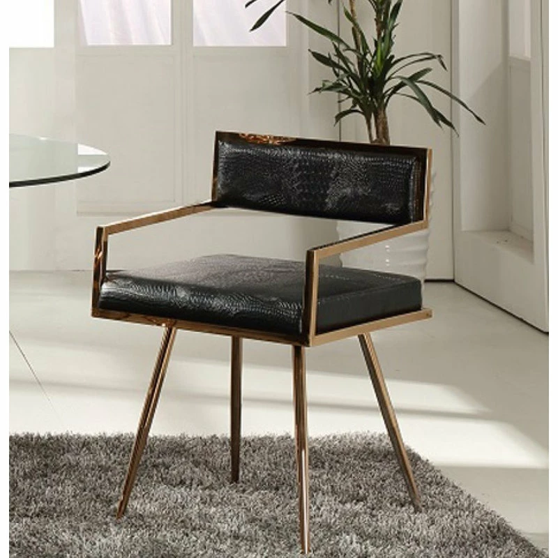 Top 10 🔔 Vig Furniture Inc. Modrest Rosario Modern Black And Rosegold Dining Chair 🔥 - Image 2