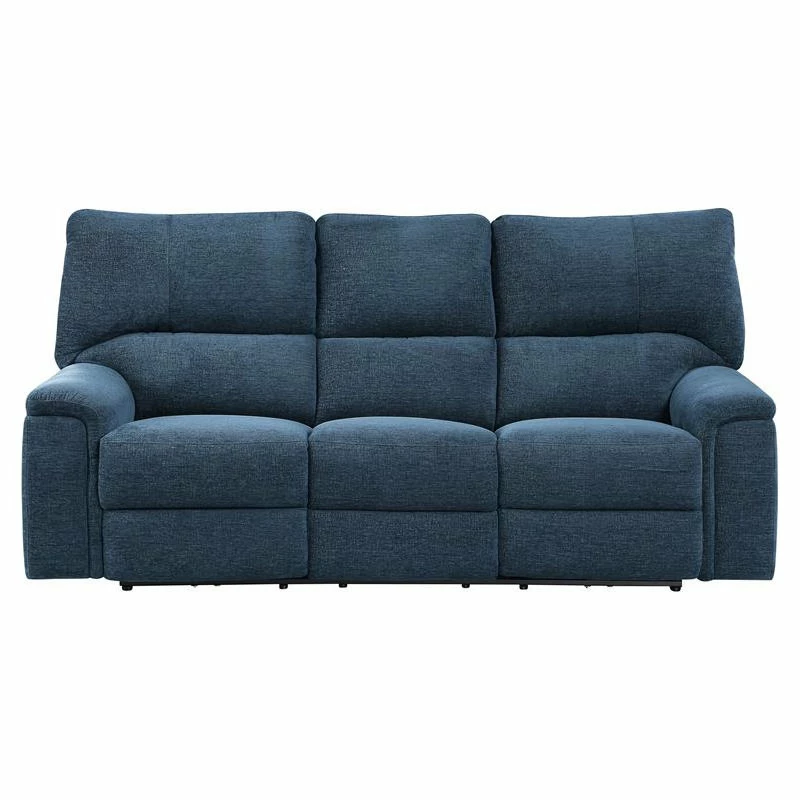 Deals ๐ Domain Industries Inc. Lexicon Dickinson Chenille Double Reclining Sofa In Indigo โ๏ธ - Image 3