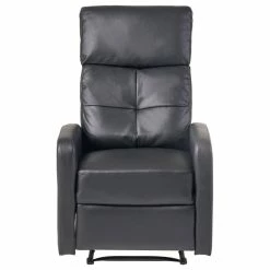 Best Sale ✔️ GDFStudio GDF Studio Teyana Black Leather Recliner Club Chair 😀