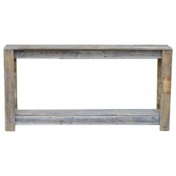 Promo ⭐ Doug And Cristy Designs Farmhouse Sofa Table, Natural 🌟