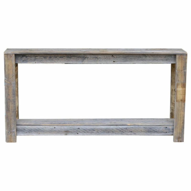 Promo ⭐ Doug And Cristy Designs Farmhouse Sofa Table, Natural 🌟