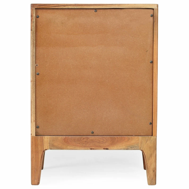 Budget ๐งจ GDFStudio Letitia Modern Handcrafted Acacia Wood Side Table ๐ - Image 9