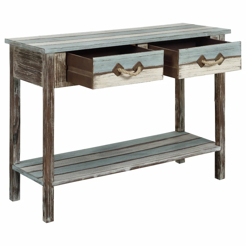 Hot Sale 🔥 Coast To Coast Imports, LLC 2-Drawer Console Table 😉 - Image 4