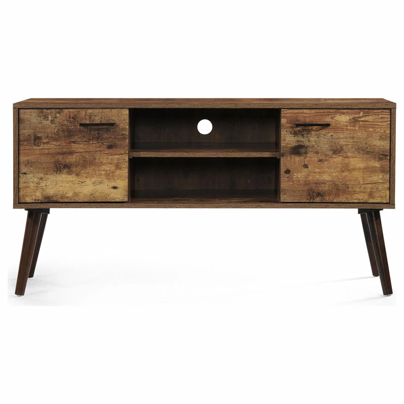 Cheap ๐คฉ GDFStudio GDF Studio Amal Mid Century Modern Finished Fiberboard Entertainment Center, Pin ๐ - Image 4