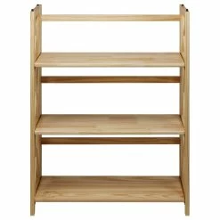 Coupon ๐ฏ Casual Home Montego 3-Shelf Folding Bookcase, Natural ๐
