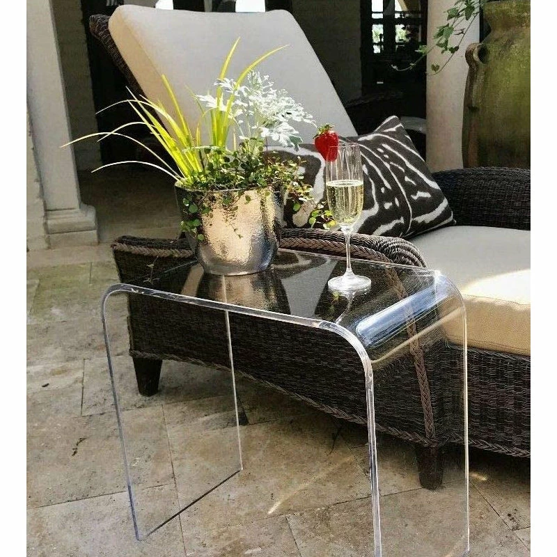 Outlet ๐งจ Southeastflorida Acrylic End Table, 21"x12"x21", 1/2" Thick, Clear ๐คฉ - Image 2