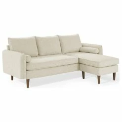 Deals ❤️ LexMod Revive Upholstered Right Or Left Sectional Sofa, Beige 🎁