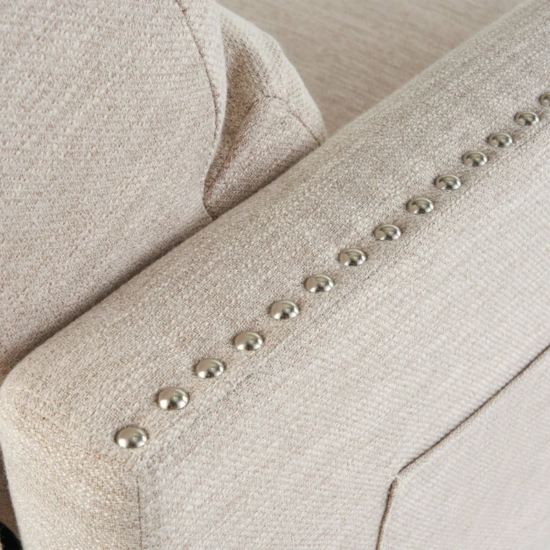 Coupon โญ GDFStudio Alexis Contemporary Fabric Push Back Recliner, Beige, Dark Brown ๐ - Image 3