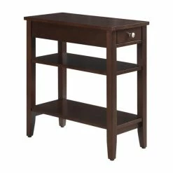 Cheapest 🔥 Convenience Concepts American Heritage 3 Tier End Table In Espresso Wood Finish 😍