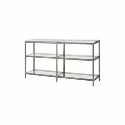Top 10 ๐งจ Coaster Home Furnishings Coaster Industrial Metal Bookcase/Console With Glass Shelves ๐