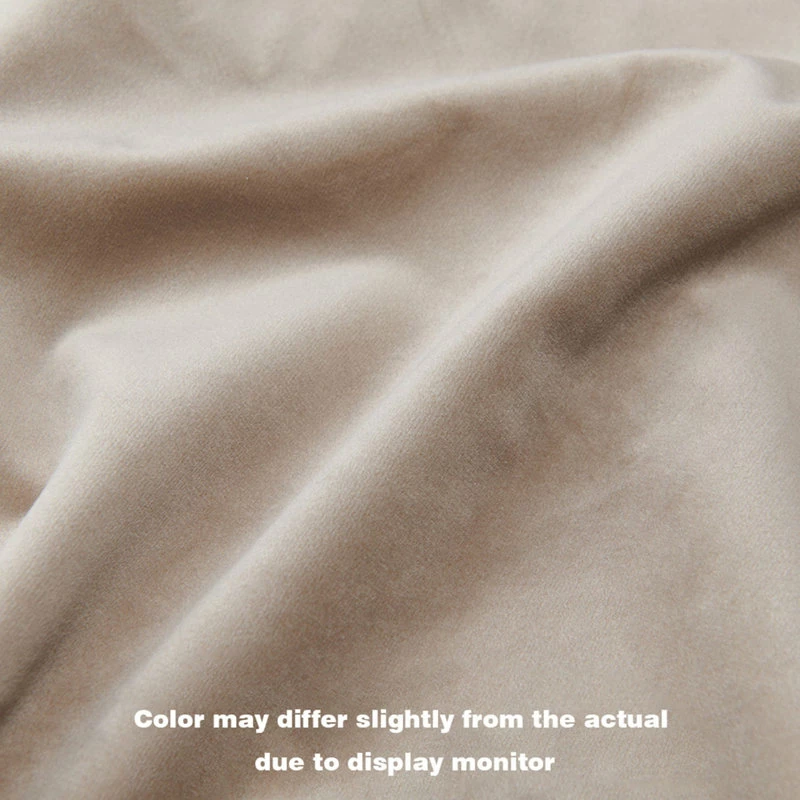 Deals ๐ฅฐ Duhome Elegant Lifestyle Round Pleated Golden Base Velvet Ottoman, Khaki ๐ - Image 7