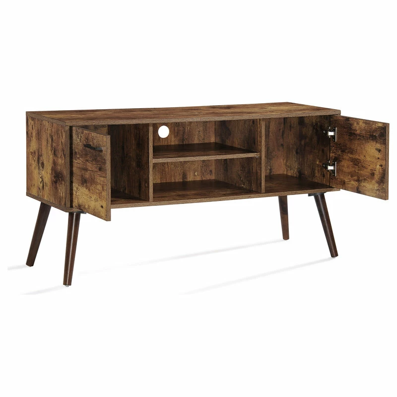 Cheap ๐คฉ GDFStudio GDF Studio Amal Mid Century Modern Finished Fiberboard Entertainment Center, Pin ๐ - Image 8