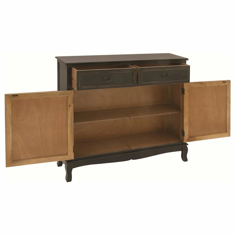 Outlet ๐ Brimfield & May Traditional Black Wood Cabinet 96371 โค๏ธ - Image 4