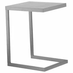 Best Pirce ⭐ Pangea Home Century Tray Table Brushed Metal 👏