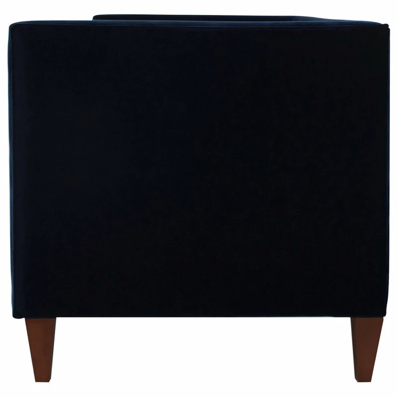 Best Pirce ❤️ Jennifer Taylor Home Jack 84" Modern Tuxedo Tufted Sofa, Dark Navy Blue Velvet ✨ - Image 9