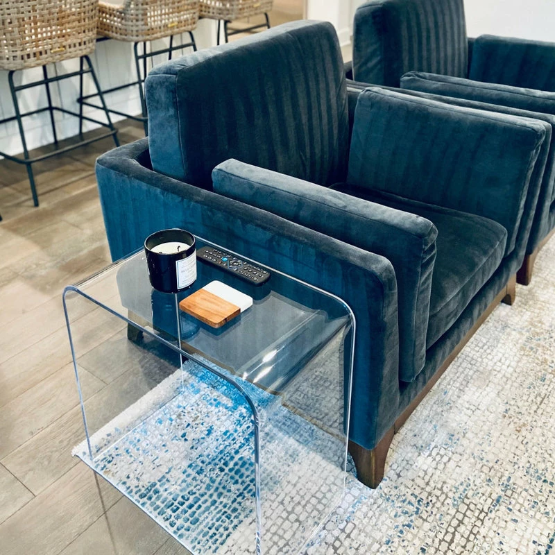 Outlet ๐งจ Southeastflorida Acrylic End Table, 21"x12"x21", 1/2" Thick, Clear ๐คฉ - Image 6