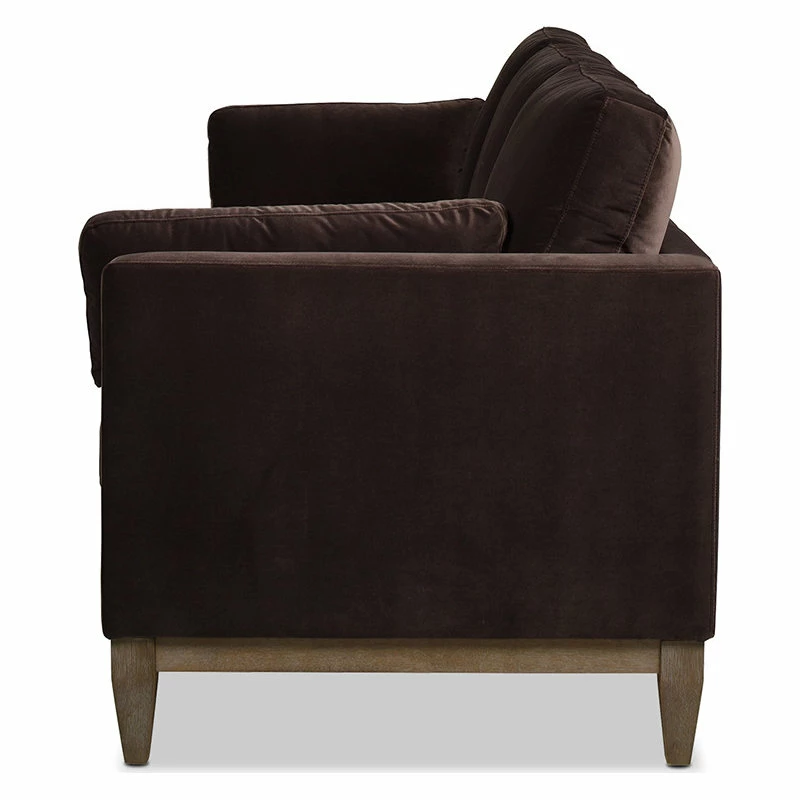 Top 10 ๐งจ Jennifer Taylor Home Knox 84" Modern Farmhouse Sofa, Deep Brown Performance Velvet ๐ - Image 4