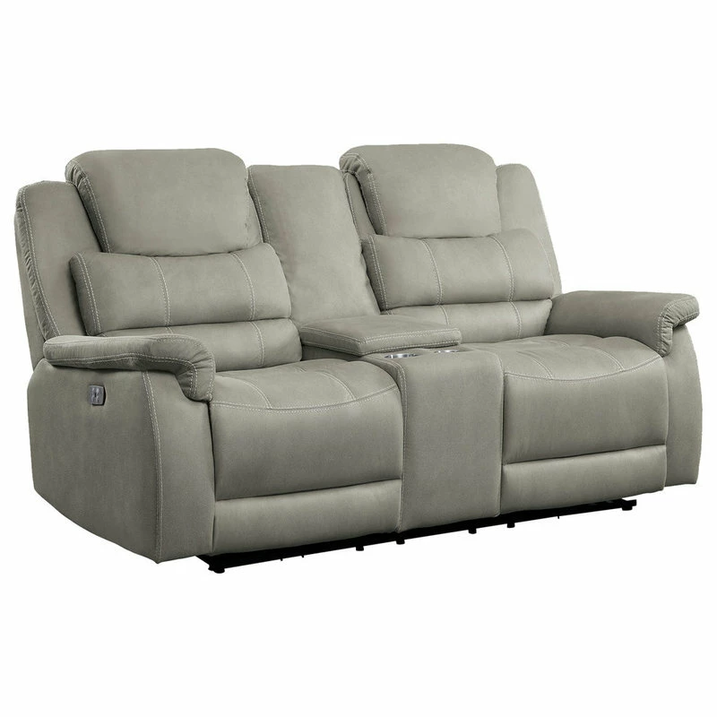 Wholesale ๐ Lexicon Home Prose Power Double Reclining Love Seat, Gray ๐