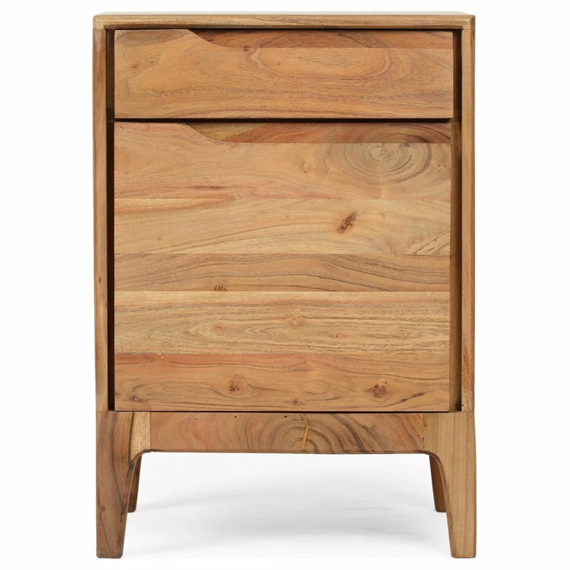 Budget ๐งจ GDFStudio Letitia Modern Handcrafted Acacia Wood Side Table ๐ - Image 10