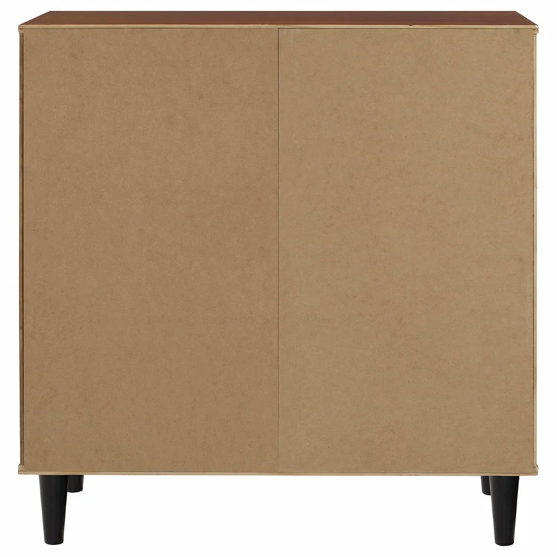 Top 10 ๐คฉ Walker Edison Anderson 32" Chevron Wood Detail Accent Cabinet, Black/Brown ๐ - Image 6