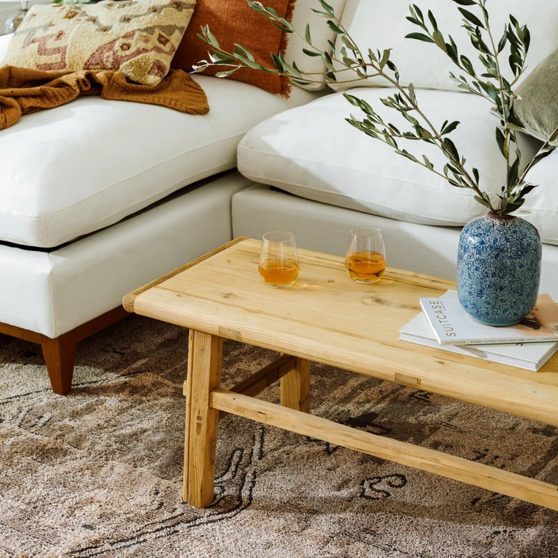 Brand new 😉 BLOOMINGVILLE Reclaimed Elm Wood Coffee Table 🥰 - Image 3