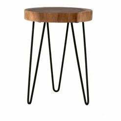 Buy 👏 East At Main's Laredo Brown Teakwood Round Accent Table 🎁