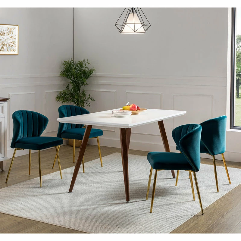 Budget 🔥 Karat Home Luna Side Chair, Teal 😀 - Image 7