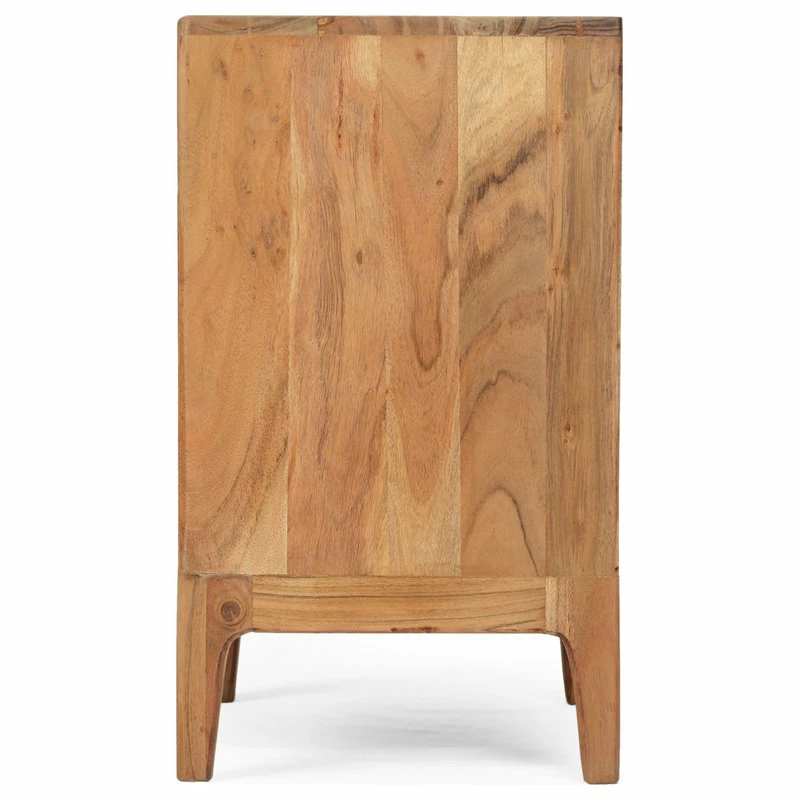 Budget ๐งจ GDFStudio Letitia Modern Handcrafted Acacia Wood Side Table ๐ - Image 11