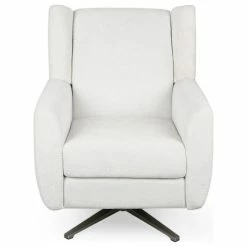 Flash Sale ๐ GDFStudio Kairo Fabric Swivel Chair, Ivory/Light Champagne โญ
