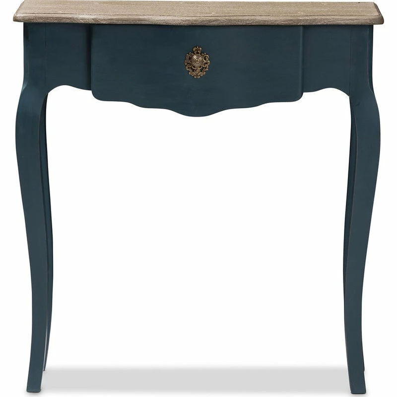 Wholesale ✨ Baxton Studio Mazarine Classic And Provincial Blue Spruce Console Table 🎉 - Image 3