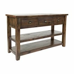 Hot Sale 🎉 Jofran Artisan's Craft Sofa Table, Dakota Oak 🥰