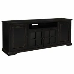 Cheap ✨ Progressive Furniture Hamilton TV Console, Vintage Black, 82" ✨