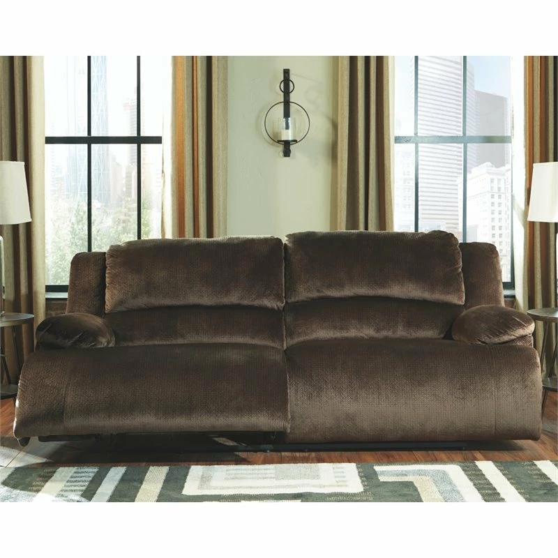 Deals ⭐ Ashley Furniture Industries Signature Design By Ashley Clonmel 2 Seat Reclining Sofa In Chocolate ✔️ - Image 2